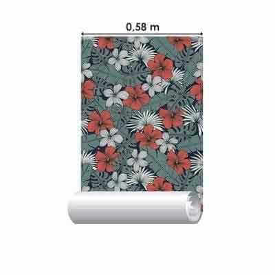 Papel de Parede Adesivo Floral N233 - Papel na Parede