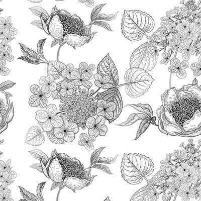 Papel de Parede Adesivo Floral N24286 - Papel na Parede