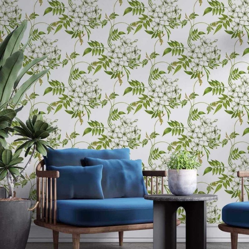 Papel de Parede Adesivo Floral N24308 - Papel na Parede