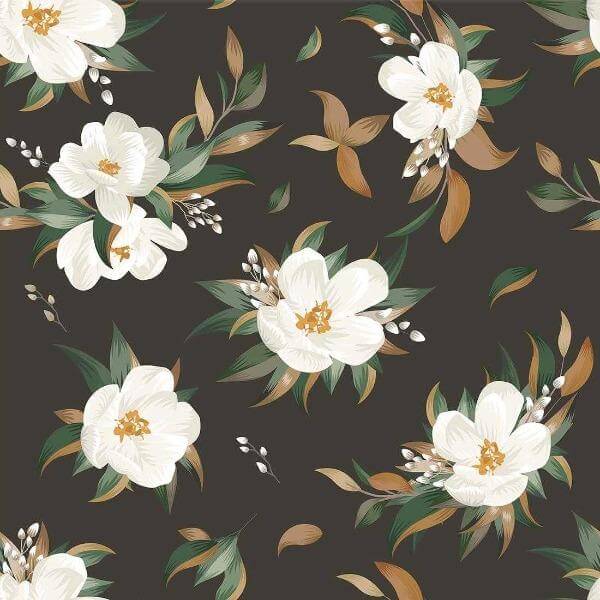 Papel de Parede Adesivo Floral N251MB - Papel na Parede