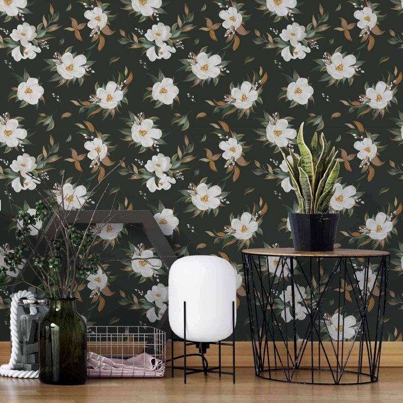Papel de Parede Adesivo Floral N251MD - Papel na Parede
