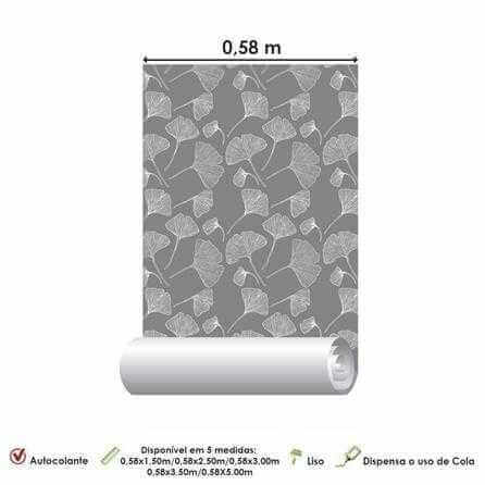 Papel de Parede Adesivo Floral N258C - Papel na Parede