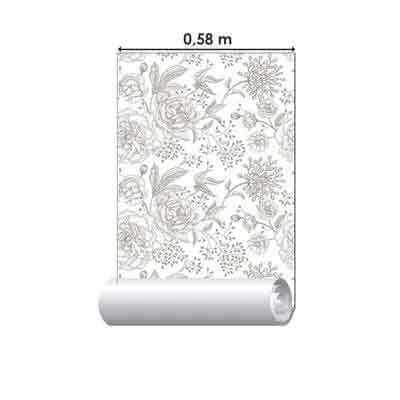 Papel de Parede Adesivo Floral N288 - Papel na Parede