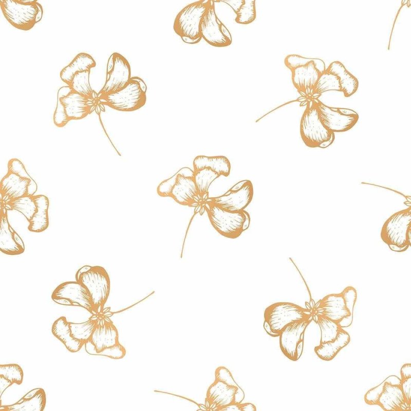 Papel de Parede Adesivo Floral N3524262A - Papel na Parede