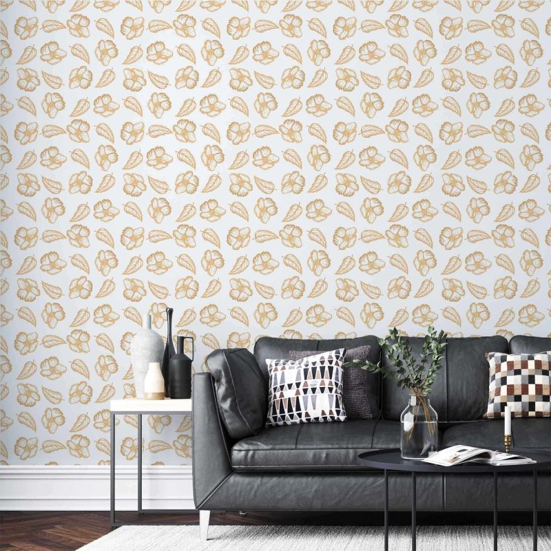 Papel de Parede Adesivo Floral N3524262F - Papel na Parede