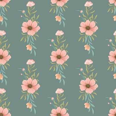 Papel de Parede Adesivo Floral N3640 - Papel na Parede