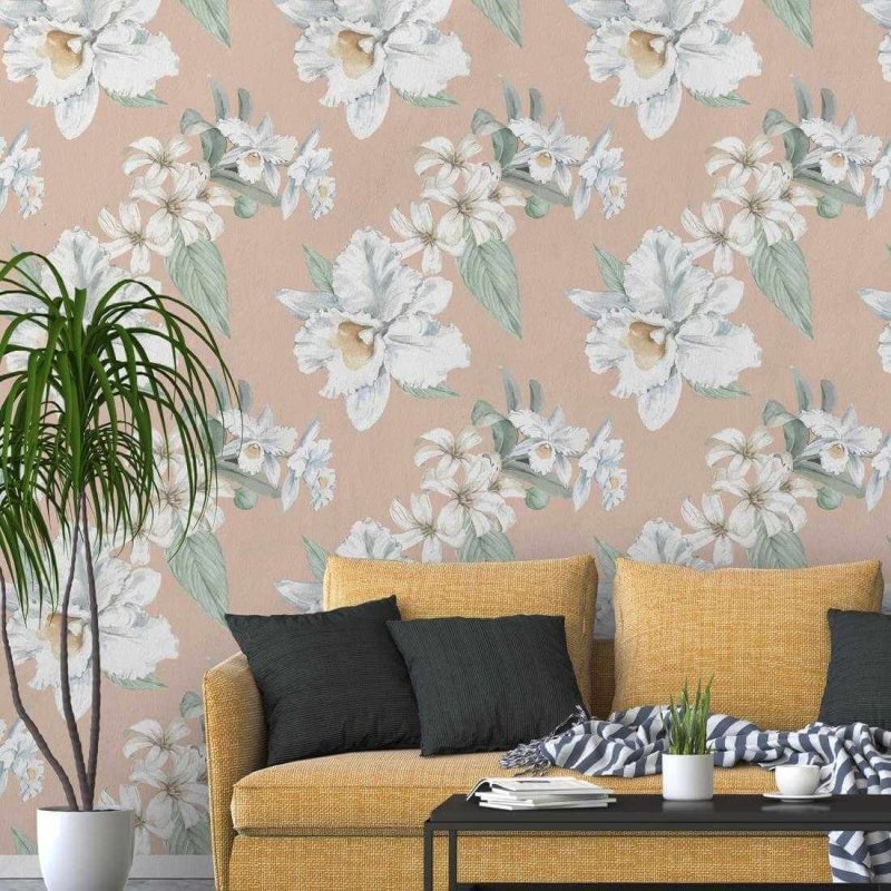 Papel de Parede Adesivo Floral N370 - Papel na Parede