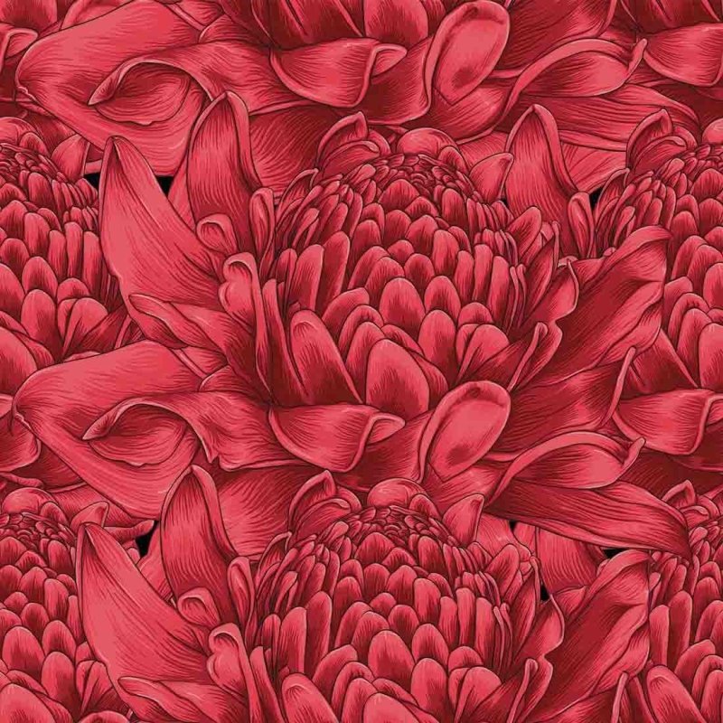 Papel de Parede Adesivo Floral N397B - Papel na Parede