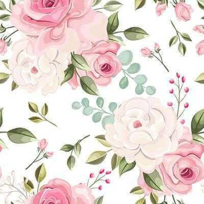 Papel de Parede Adesivo Floral N4081 - Papel na Parede