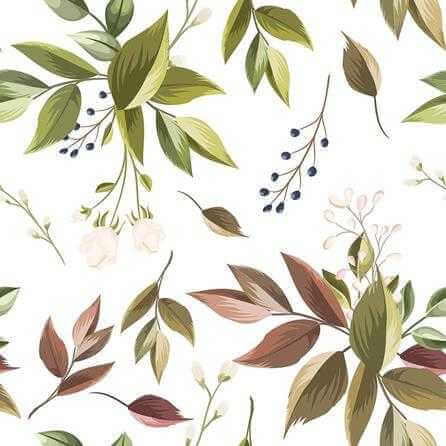 Papel de Parede Adesivo Floral N447 - Papel na Parede