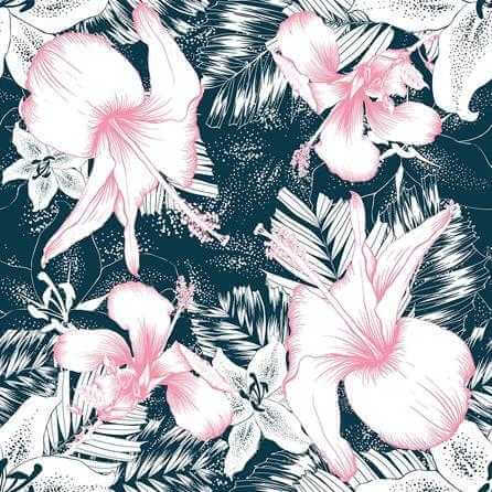 Papel de Parede Adesivo Floral N460 - Papel na Parede