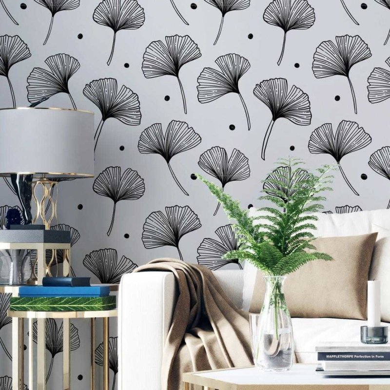 Papel de Parede Adesivo Floral N494 - Papel na Parede