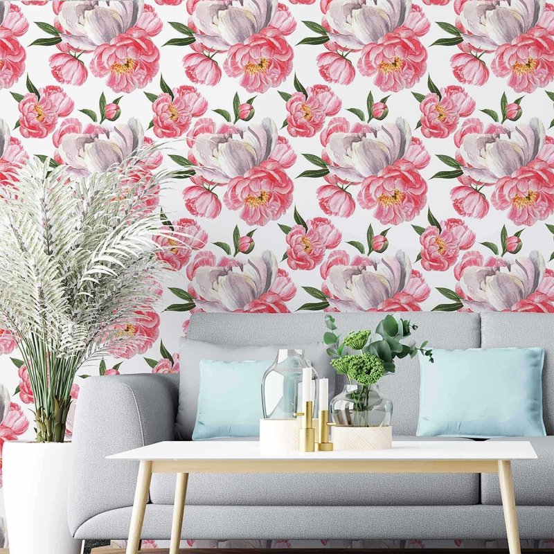 Papel de Parede Adesivo Floral N60 - Papel na Parede