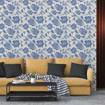 Papel de Parede Adesivo Floral N692 - Papel na Parede