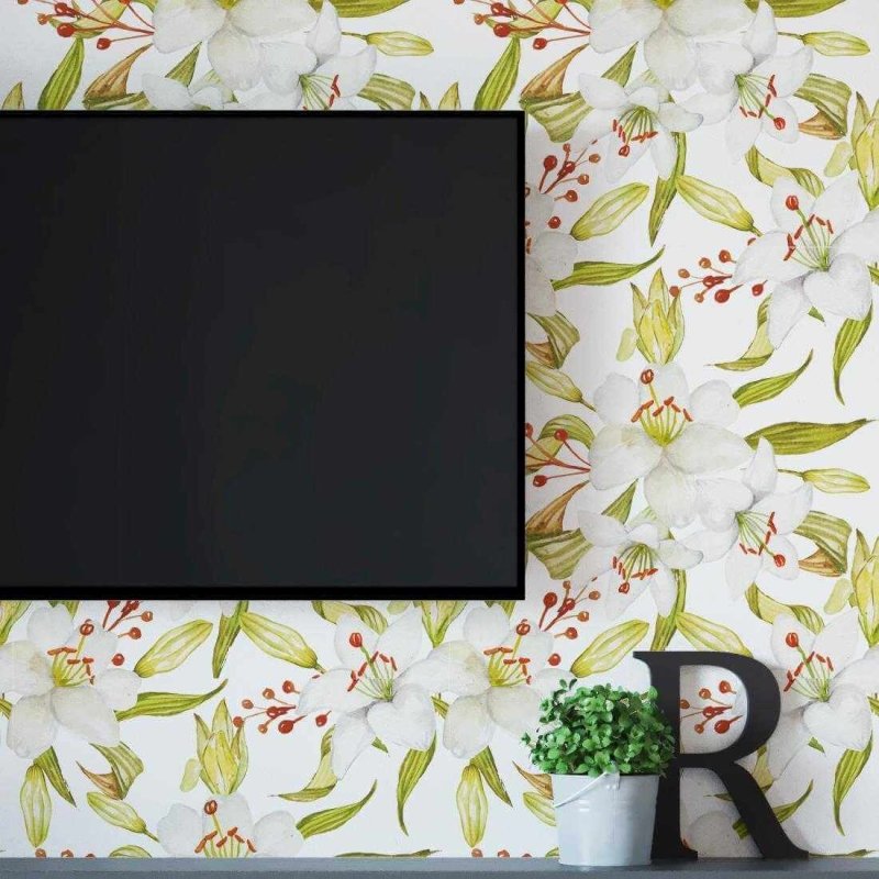 Papel de Parede Adesivo Floral N946F - Papel na Parede