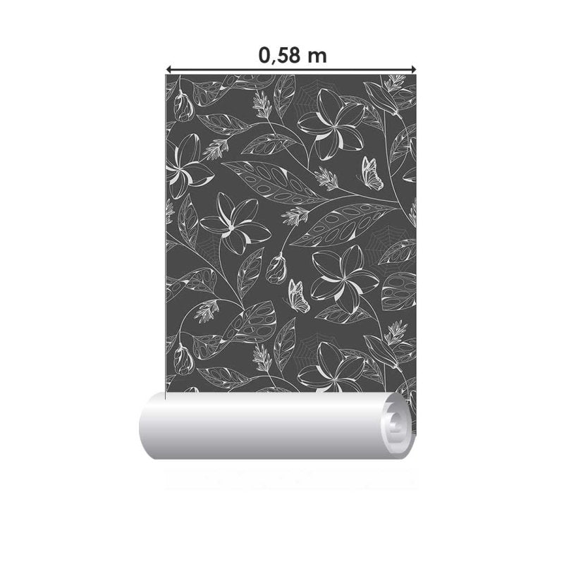 Papel de Parede Adesivo Floral Natureza N018051 - Papel na Parede