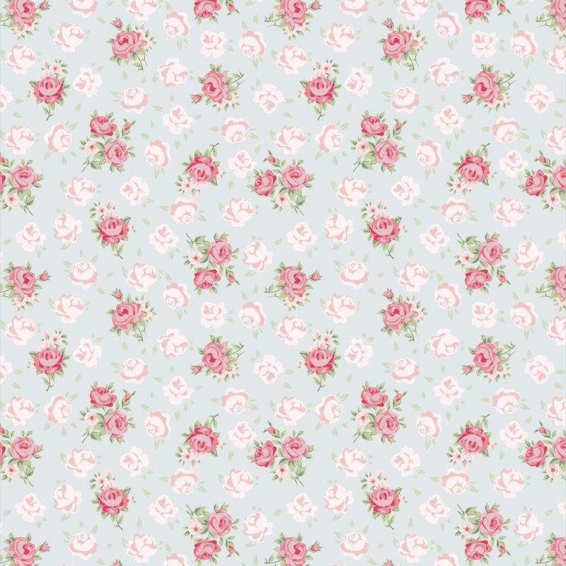 Papel de Parede Adesivo Floral Rosa 121118587 - Papel na Parede