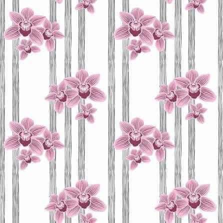 Papel de Parede Adesivo Floral Rosa 257131162 - Papel na Parede