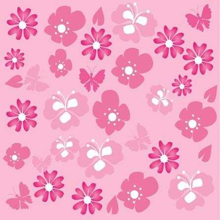 Papel de Parede Adesivo Floral Rosa 714540226 - Papel na Parede