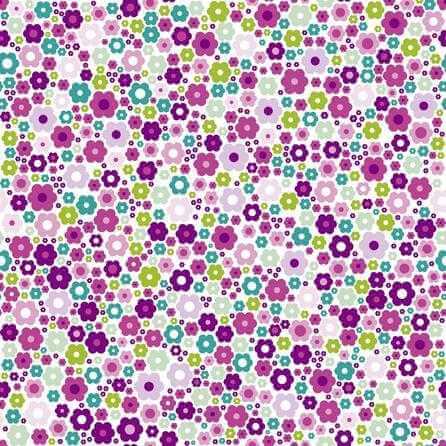 Papel de Parede Adesivo Floral Roxo 111283787 - Papel na Parede