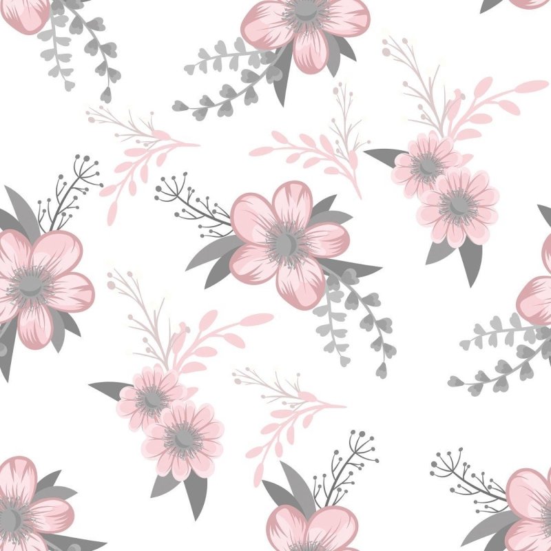 Papel de Parede Adesivo Floral Sakuras N017063 - Papel na Parede