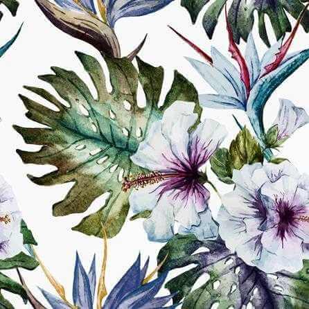 Papel de Parede Adesivo Flores 54 - Papel na Parede