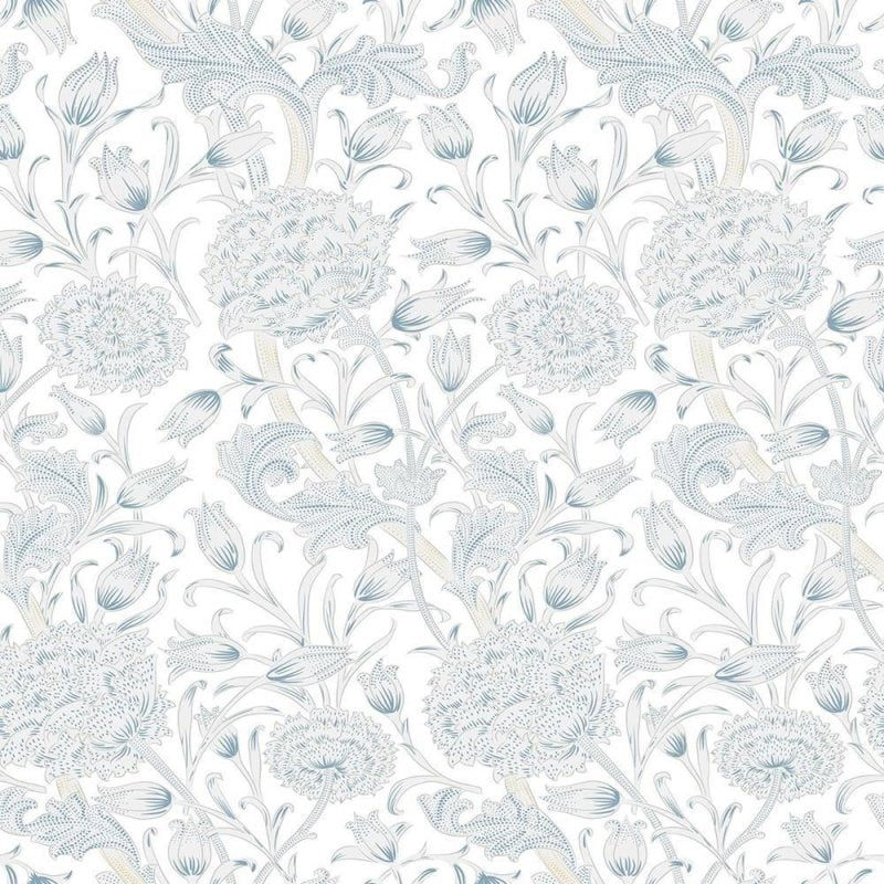 Papel de Parede Adesivo Flores e Folhas N010148 - Papel na Parede