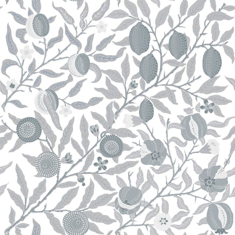 Papel de Parede Adesivo Flores e Folhas N010149 - Papel na Parede