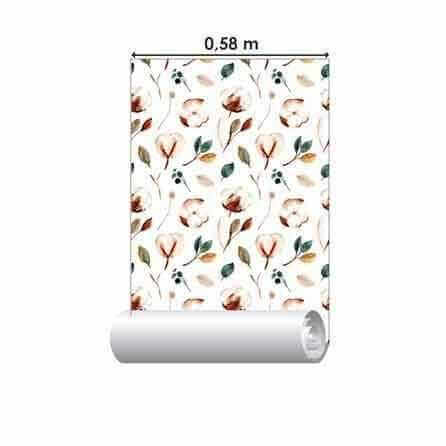 Papel de Parede Adesivo Flores N1316 - Papel na Parede