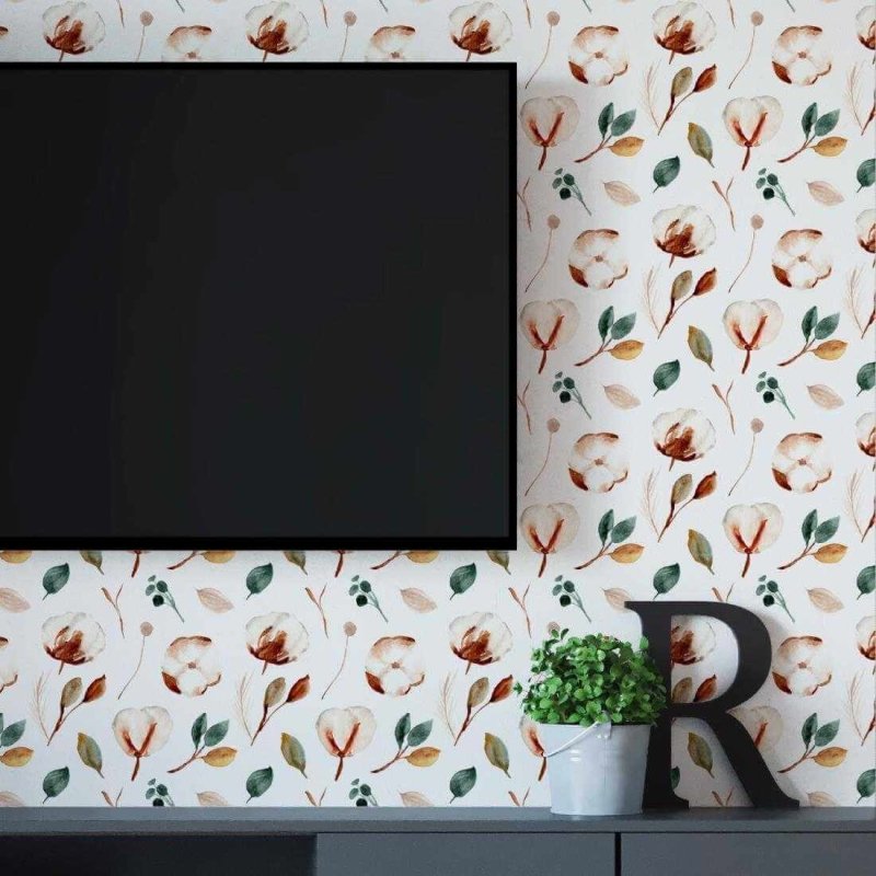 Papel de Parede Adesivo Flores N1316 - Papel na Parede