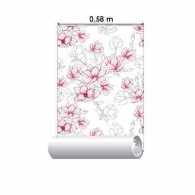 Papel de Parede Adesivo Flores N263 - Papel na Parede