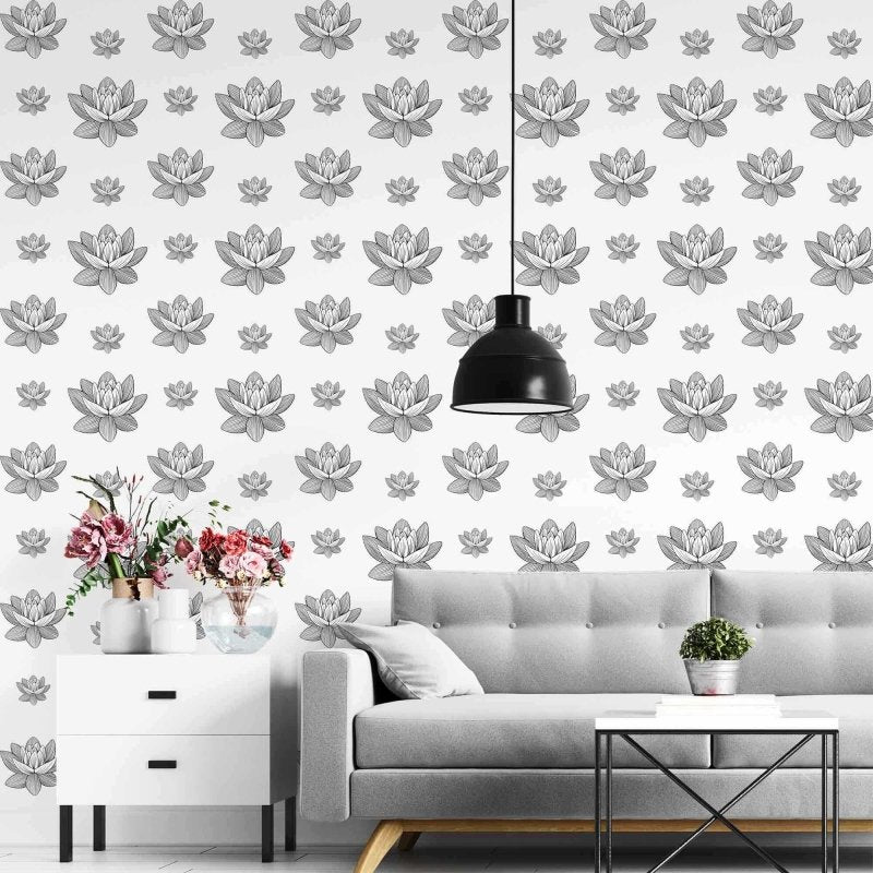 Papel de Parede Adesivo Flores N287E - Papel na Parede