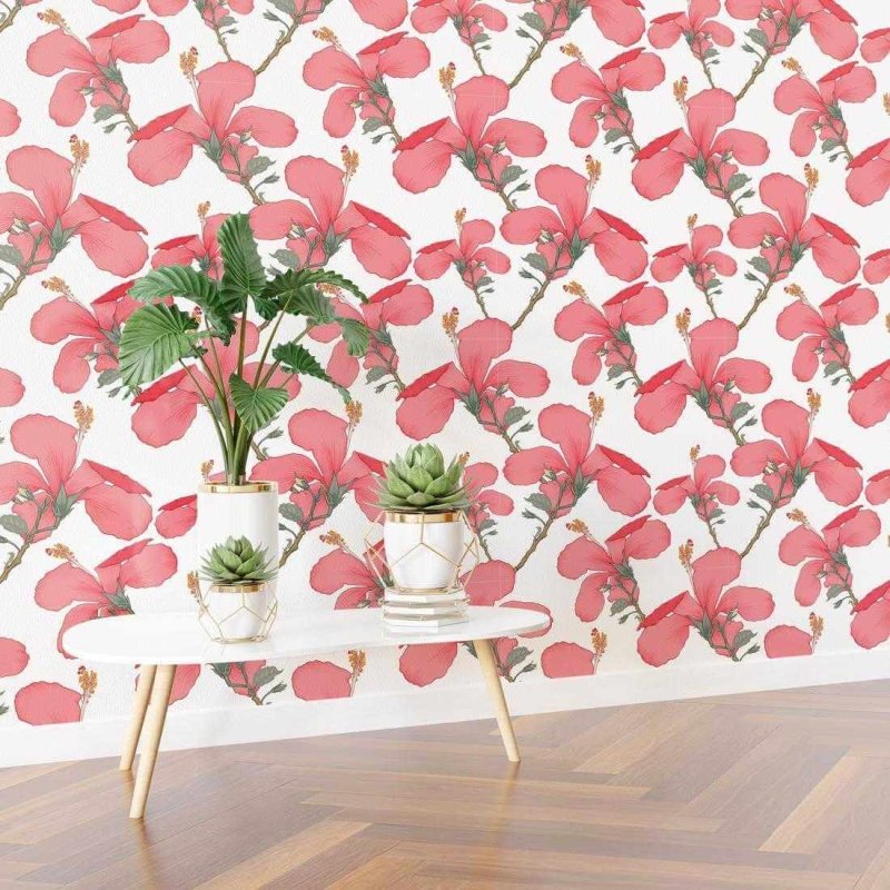 Papel de Parede Adesivo Flores N439 - Papel na Parede