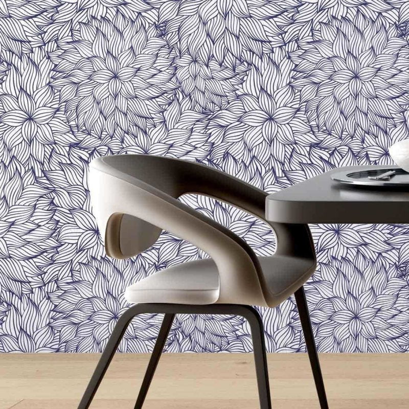 Papel de Parede Adesivo Flores N56 - Papel na Parede