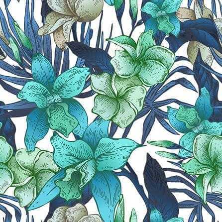 Papel de Parede Adesivo Flores N674 - Papel na Parede