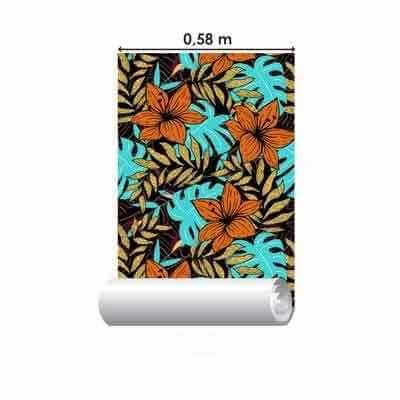 Papel de Parede Adesivo Flores N800B - Papel na Parede