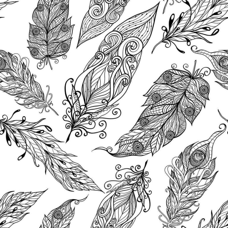 Papel de Parede Adesivo Folha Arabesco N02094 - Papel na Parede