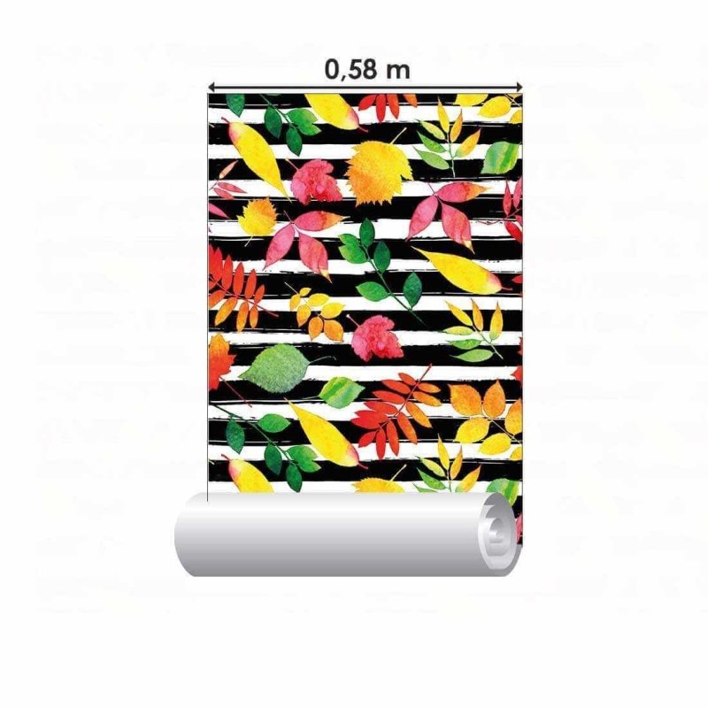 Papel de Parede Adesivo Folha N02024 - Papel na Parede
