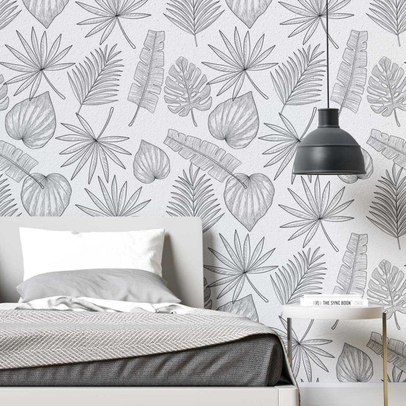 Papel de Parede Adesivo Folha N02181 - Papel na Parede