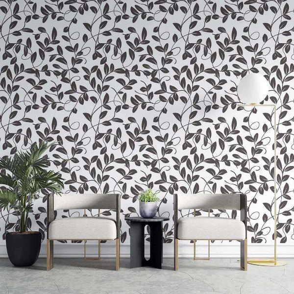 Papel de Parede Adesivo Folha N02212 - Papel na Parede