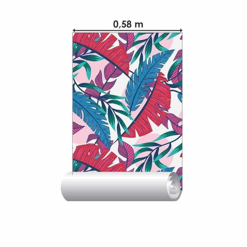 Papel de Parede Adesivo Folha Natureza N02027 - Papel na Parede