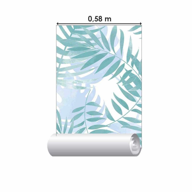 Papel de Parede Adesivo Folha Natureza N02038 - Papel na Parede