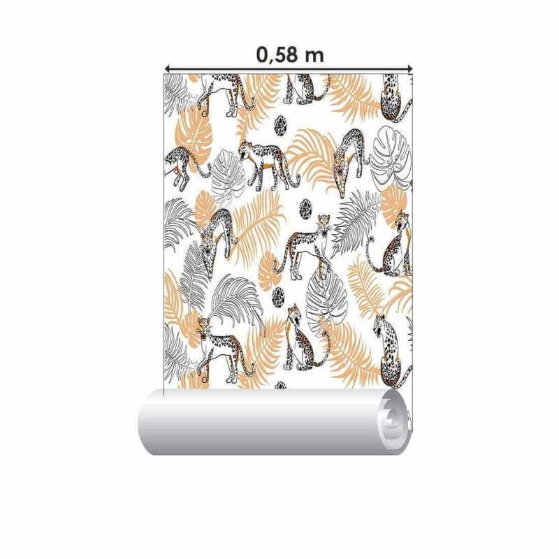 Papel de Parede Adesivo Folha Natureza N02155 - Papel na Parede