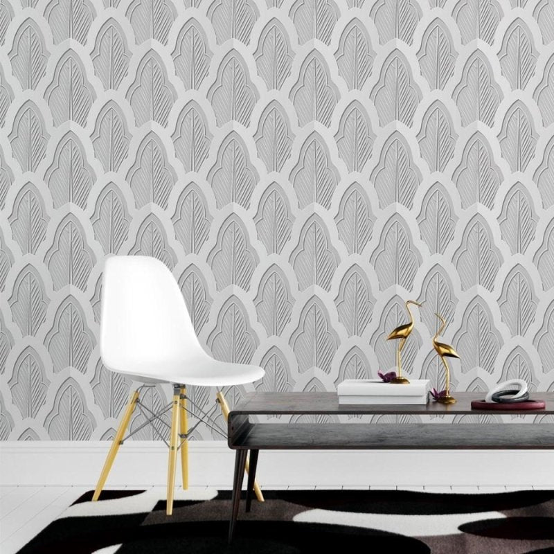 Papel de Parede Adesivo Folhas 3D N015120 - Papel na Parede
