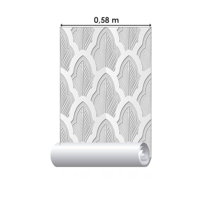 Papel de Parede Adesivo Folhas 3D N015120 - Papel na Parede