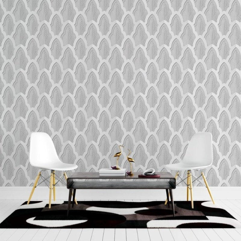 Papel de Parede Adesivo Folhas 3D N015120 - Papel na Parede
