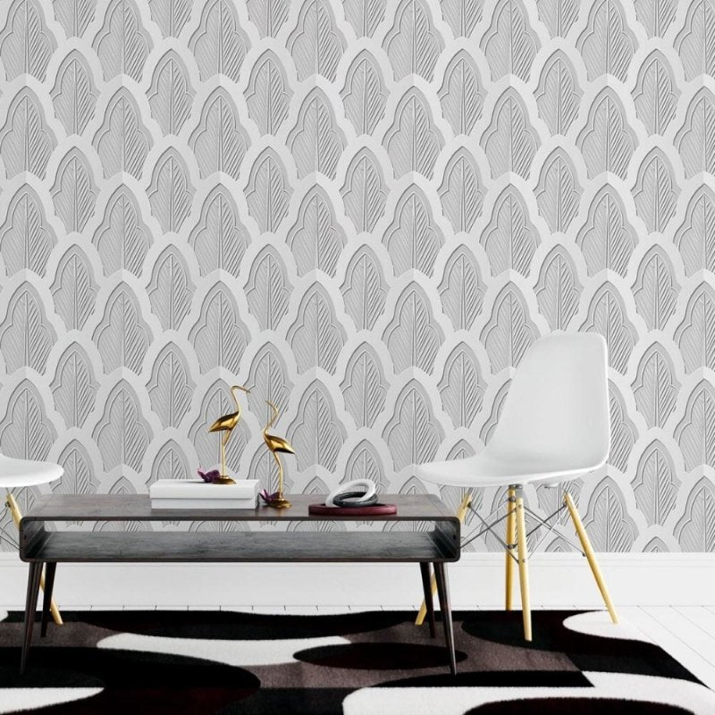 Papel de Parede Adesivo Folhas 3D N015120 - Papel na Parede