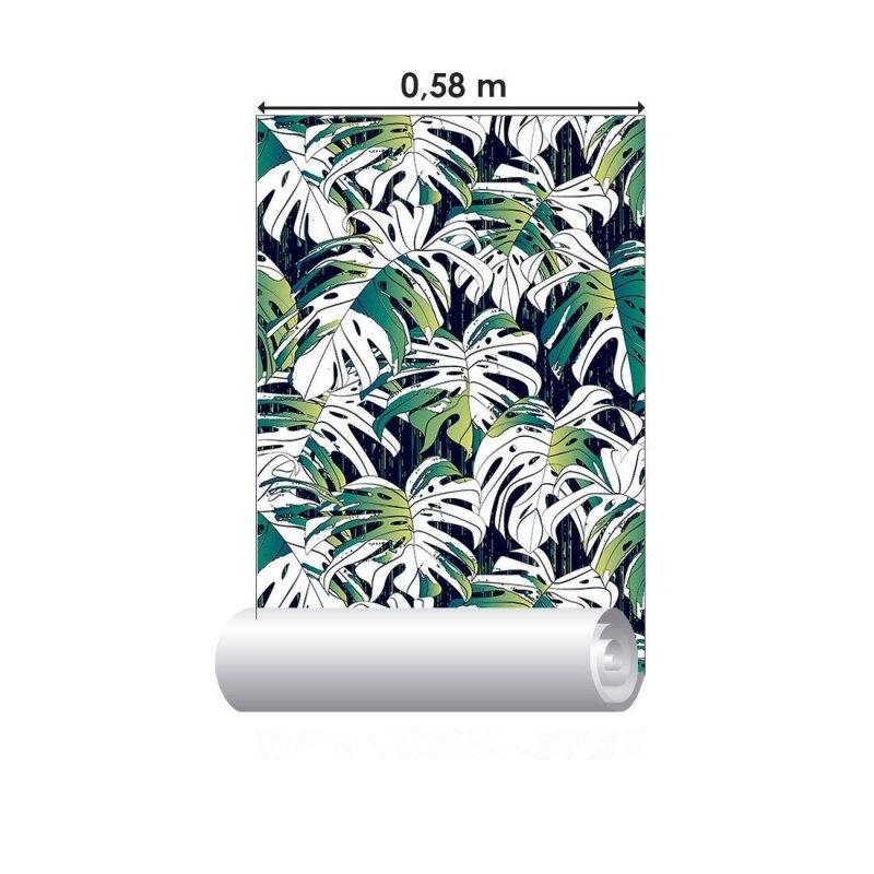 Papel de Parede Adesivo Folhas Monstera N013152 - Papel na Parede
