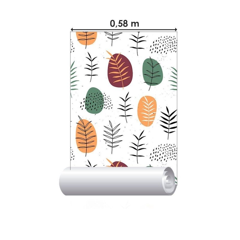 Papel de Parede Adesivo Folhas N012086 - Papel na Parede