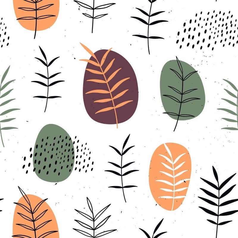 Papel de Parede Adesivo Folhas N012086 - Papel na Parede